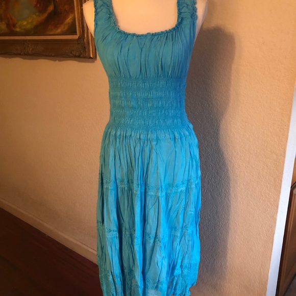 Sakkas Womens Peasant Dress - Picture 7 of 13